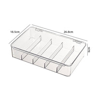 Tea Packet Organizer Transparent Tea Storage Box Multi-Purpose for Pantry