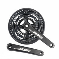 48/38/28T Gearing 48T Aluminum Crankset Irregular Tooth Design 170mm Crank Arm Set for Cyclists