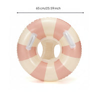 Buoyant Swim Collar with Seat Glossy Inflatable Baby Seat Buoyant Collar Comfortable Skin-Friendly for Bathtub