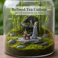 Miniature Resin Figurines for Aquarium, Terrarium, and Bonsai Decor