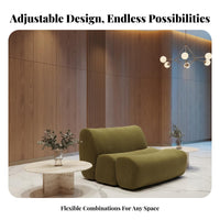 Curved Sectional Sectional Italian Design Aesthetic Living Room Furniture Light Luxury Oversized for Interior Designers