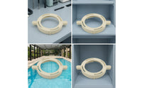 Pool Maintenance Replacement Pump Collar Lid Assembly Plastic Construction Tabbed Grip Leak Control Secure Fit Suitable for Pool Cleaning Equipment Servicing