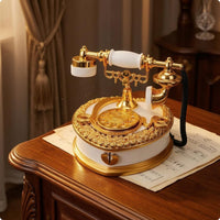 Retro Telephone Melody Box Batterybattery-Less Rotary Phone Melody Box Vintage