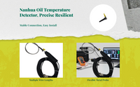 Opacity Smoke Meter Oil Temperature Detector, Exhaust Gas Analyzer Probe, Diagnostic Instrument for Automotive Maintenance