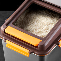Hongjunda 304 Stainless Steel Rice Storage Container with Lid