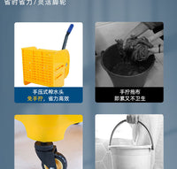 榨水车拖把桶挤水桶拖地桶商用家用拖布桶压水器清洗拖把柞水车头