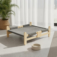 Cat and Dog Hammock Bed Sturdy Cat Hammock Bed Breathable Wooden Pet Cot for Small Dogs