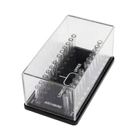 Orthodontic Archwire Organizer Box Oral Health Arch Wire Holder with Lid Labeled