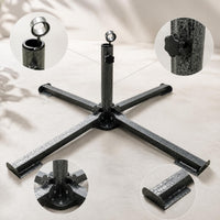 Outdoor Sunshade Umbrella Cross Base Stand Foldable Commercial Advertising Umbrella Accessory