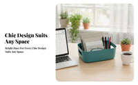 Rectangular Utility Basket Easy to Clean Organizer container Set Multiple Sizes