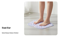 Foot-Shaped Massage Pad Ergonomic Design Foot Optimal Firmness Reflexology Stepping Pad for Office Workers, Home, Washroom