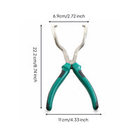 Spring-Loaded Connector Removal Pliers Precision Gripping Tips Pipe Connector Pliers Long-Nose Automotive Tools Non-Slip for Engine Bay