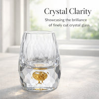 Crystal Whiskey Tasting Glass, Nordic Minimalist Style