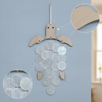 Wall Decoration with Acrylic Discs Translucent Acrylic Round Disc Hanging Ornament Reflective Hanging Wall Art with Rope for Living Room