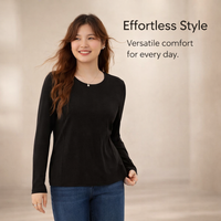 Ladies T Shirts with Floral Print for Plus Size Women, Polyester Blend Casual Tee for Everyday Wear, Extended Sizes Available