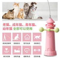 Interactive Cat Toy with Rotating Windmill