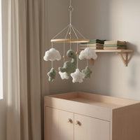 Textile Puff Mobile Sensory Development Puff Baby Mobile Environmentally