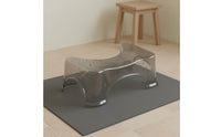 Toilet Step Stool Easy to Clean Anti-Slip Toilet Stool Curved Design Lavatory Aid for Kids