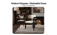 Upholstered Armchair Stylish Padded Rearless Designrear Armchair With Arms Minimalist Design for Adults, Restaurant