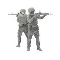 1/72特种兵1/64特种部队1/35白模摆件微缩素体微型兵人3D打印模型