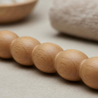 Wood Massage Smooth Rounded Grip Wooden Massage Roller Ergonomic Design Accessory for Salon