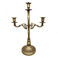 Metal Candelabra Antique Candelabrum Decorative Candle Holder Gothic for Weddings, Mantels