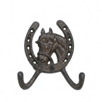 Horse Head Wall Hook Easy to Install Cast Iron Coat Hook Decorative