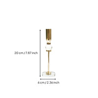 Crystal Ball Candlestick Romantic Atmosphere Tall Single Stem Candle Stand