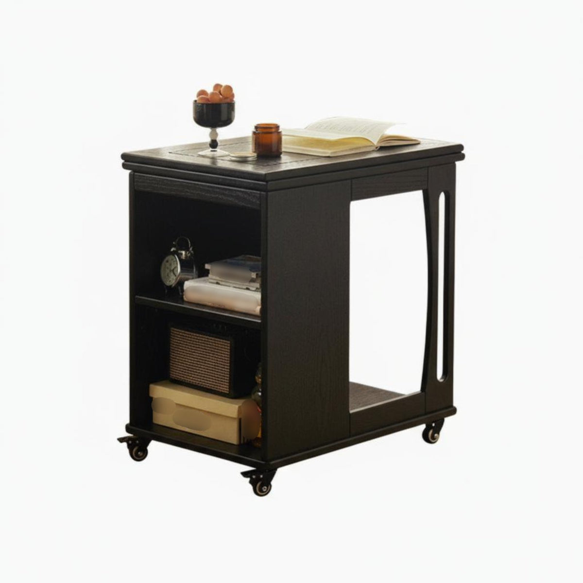Expandable Nesting Table Set Multi-Functional Household Furniture Space-Saving Includes 4 Stools for Apartment Dwellers, Bedroom
