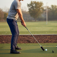 Telescopic Golf Swing Coach Long-Lasting Stainless Steel Shaft for Beginners
