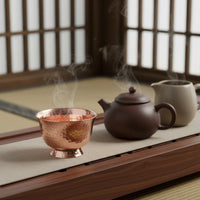 Pure Copper Cup Thickened Wall Pure Copper Tea Cup Reusable for Home Bar