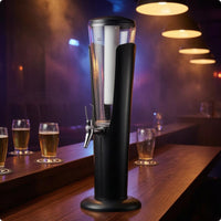 Beer Dispenser Cylindrical Beverage Dispenser Large Capacity Drinkware for Party