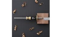 Wheel Marking Gauge Scale Micro Adjust Scribing Gauge Easy to Use Carbide Blade Marking Tool for Carpentry