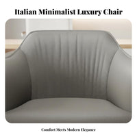 Upholstered rotate Chair Height Adjustable Upholstered Task Armchair Luxury Aesthetic Modern design for Students, Remote Workers