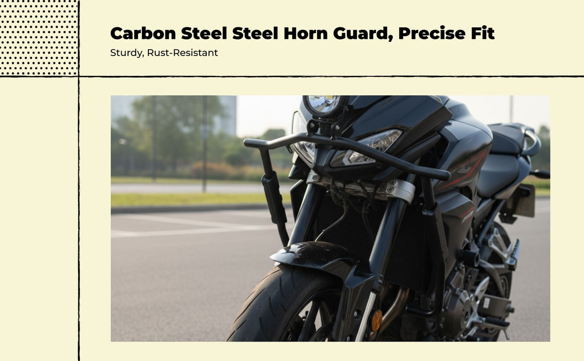 Carbon steel scooter shield
