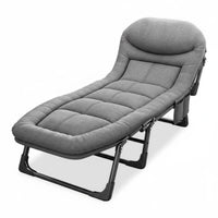 Adjustable Restping Lounger Foldable Design Adjustable Chaise Cot Easy to Fold