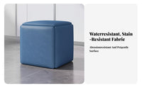 5-in-1 Cube Ottoman Easy to Move Stackable Seating Comfortable padding