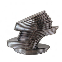 Decorative Resin Vase Electroplated Finish Sculptural Vase Home Decor for Hotel