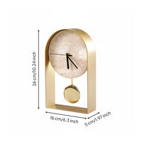 Pendulum Desk Pendulum Timepiece Luxury Design Home Decor Lightweight