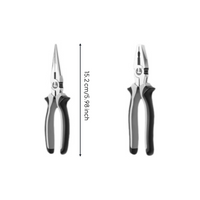 Multifunctional Pliers Set, 8 cm Long Nose, wire snipper, Non-Slip Handles, Precise Cutting, Suitable for Home Use, Workshop, Electricians
