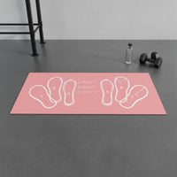 Squat Stance Mat Rubber Backing Fitness Gear Low-Height