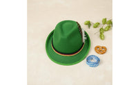 Traditional Design German Beer Festival Hat Single Size Fits Most Festival Headwear Decorative Rope Band for Men, Women