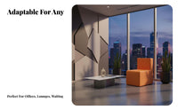 Geometric Section Sofa Set Creative Shape Business-Grade Furniture Customizable-Layout Arrangement No Assembly Required
