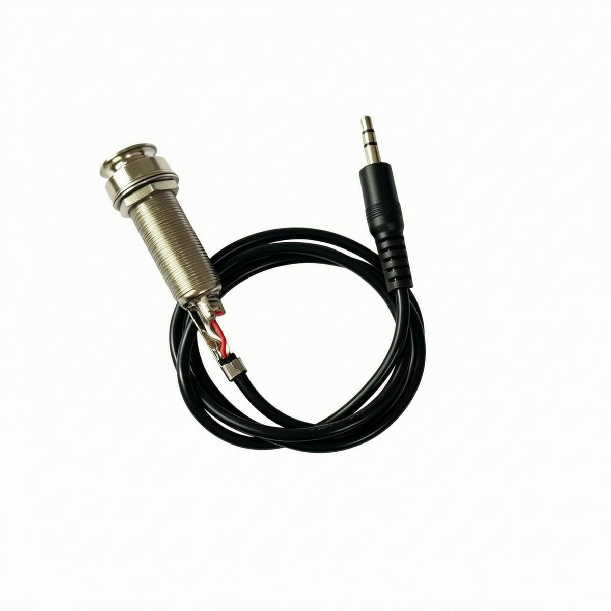 Wired Tailpin Cable Assembly Insulated Endpin Jack Connector Flexible Guitar Endpin Jack Metal