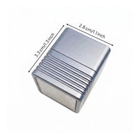 Fitted Lid Chocolate Gift Box Ribbed Sides Square Chocolate Box Textured Front Panel Glossy Top