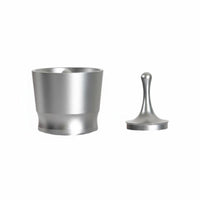 Coffee Grinder Funnel Aluminum Alloy Wide Mouth Dosing Funnel Precision Espresso Powder Distribution Secure Notch for Portafilter Suitable for Home Barista Office