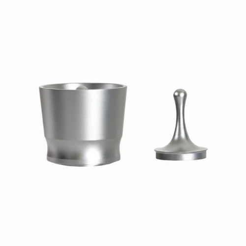 Coffee Grinder Funnel Aluminum Alloy Wide Mouth Dosing Funnel Precision Espresso Powder Distribution Secure Notch for Portafilter Suitable for Home Barista Office