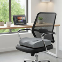 Memory Foam Seat Cushion Hollow Center Ergonomic Seat Cushion Improves Posture Memory Foam Chair Pad for Office Workers, Students, Gaming