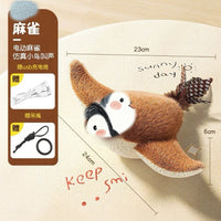 Dog Toy Squeaky Shaking Bird for Small Dogs Puppies Teddy Washable Durable Self-Entertainment