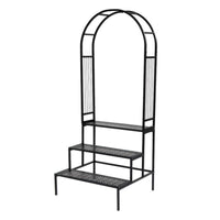 Climbing Plant Archway sturdyDuty Construction Tiered Archway Stand for Backyard